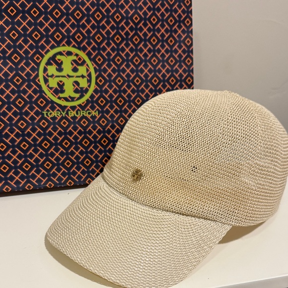 NEW✨Tory Burch Light Tan Woven Cap main image 8